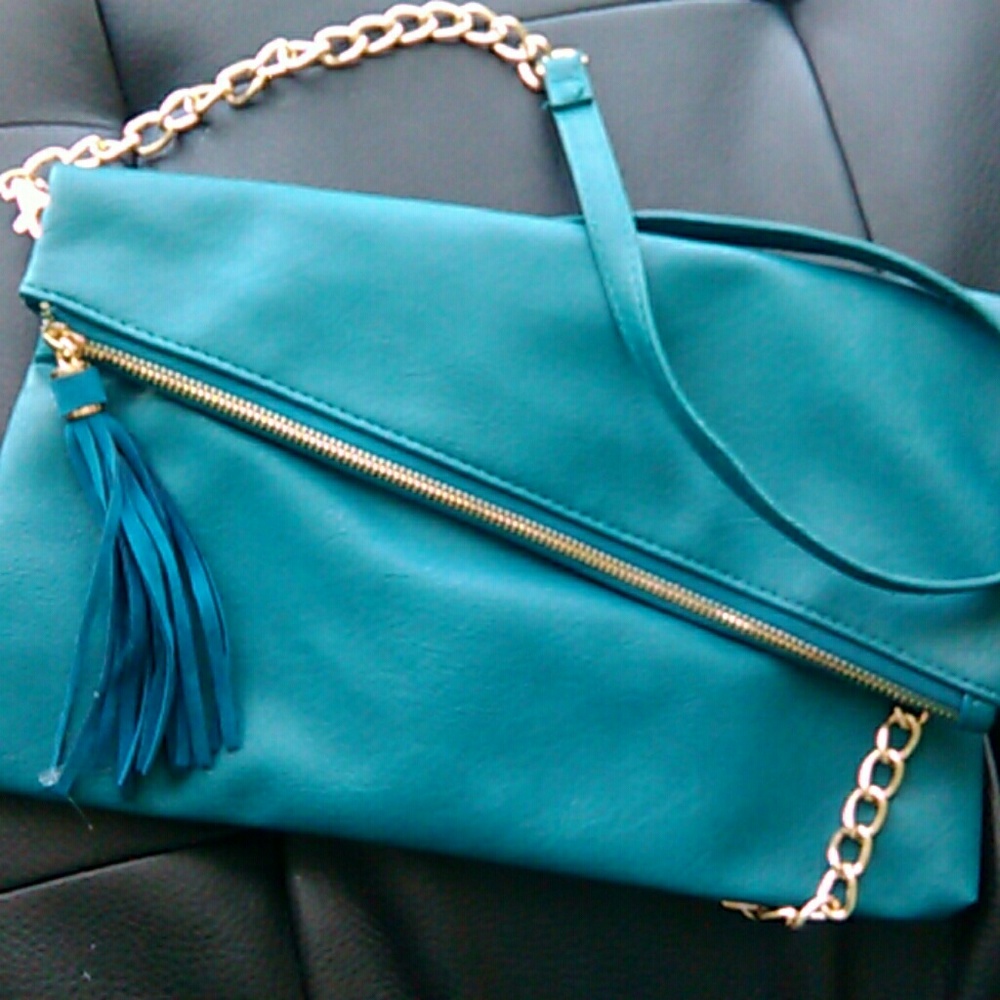 Convertible Clutch Turquoise